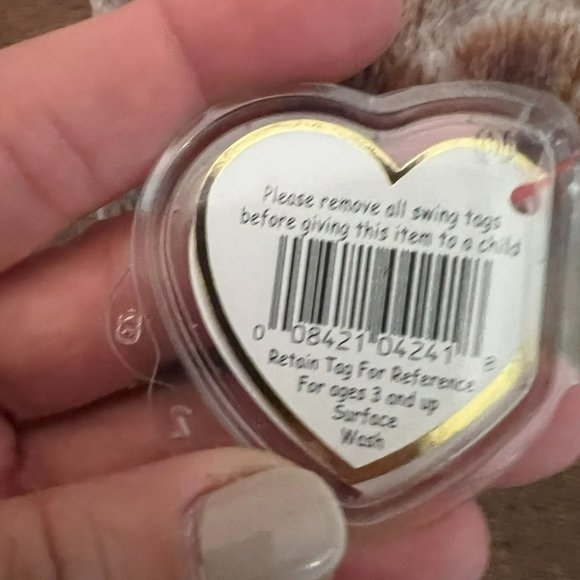 Ty Beanie Baby Tiptoe the Mouse -  Style Number #04241 - Picture 4 of 8